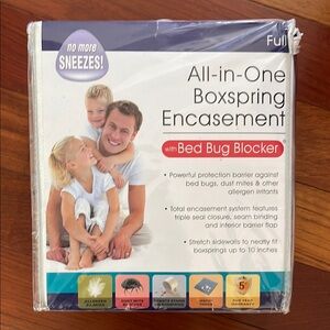 All-in-One Boxspring Encasement with Bed Bug Blocker - Full